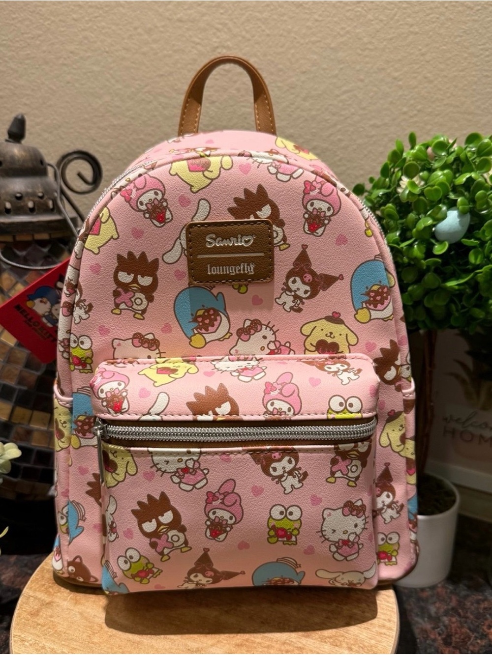 Loungefly Pink Sanrio Characters sweet treats Mini Backpack
